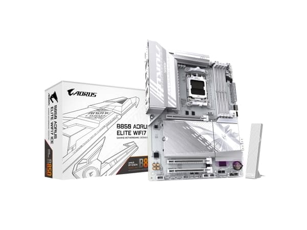 AORUS B850 ELITE WIFI7 ICE - Hovedkort - ATX - Socket AM5 - AMD B850 Chipset - USB-C 3.2 Gen 2x2, USB-C 3.2 Gen2, USB 3.2 Gen 2, USB 3.2 Gen 1 - Blue