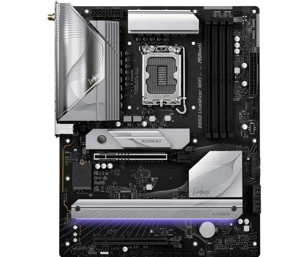 Asrock B860 LiveMixer WiFi, Intel, LGA 1851 (Socket V1), Intel Core Ultra (Series 2), LGA 1851, DDR5-SDRAM, 256 GB