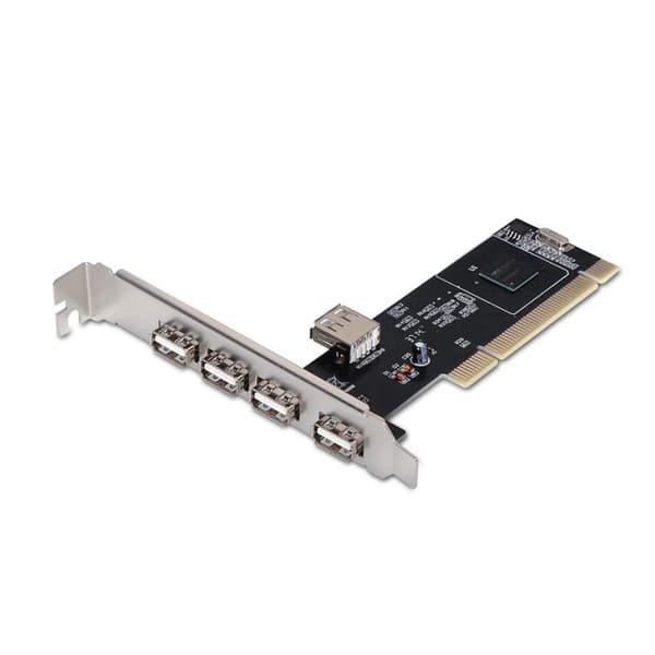 PCI USB 2.0 NANOCABLE Kort 5 portar NANOCABLE
