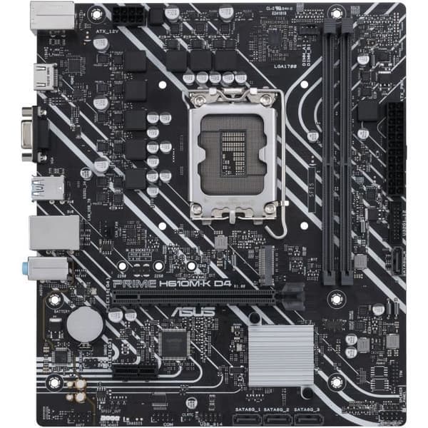 Moderkort - Asus - Prime H610M-K - Micro ATX - DDR4 - HDMI, USB 3.2 Gen 1