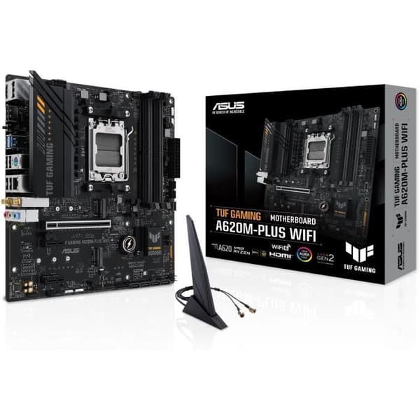 ASUS MB AMD AM5 TUF GAMING A620M PLUS WIFI