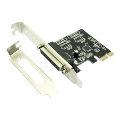 Parallelladapter - ca! - APPPCIE1P - 1 Parallellt PCI-E LP&amp;HP styrkort Gjuten aluminium, Svart