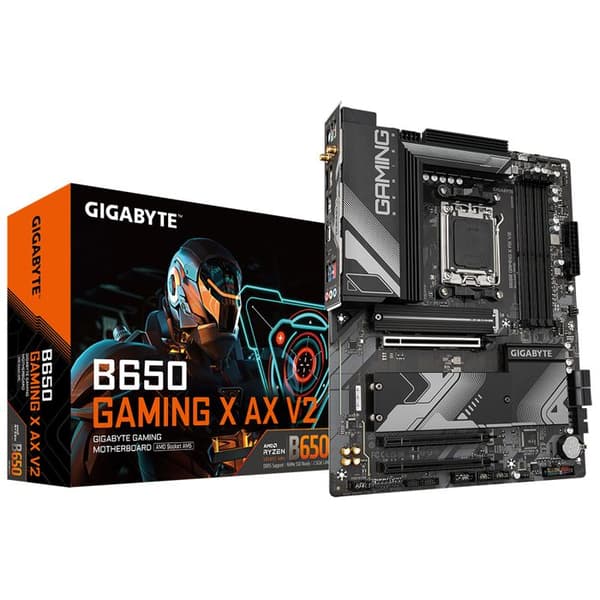 Moderkort - Gigabyte - B650 GAMING X AX V2 - AM5 - DDR5 - ATX