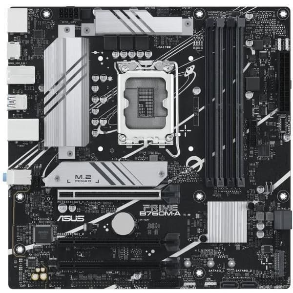 Huvudkort - ASUS - PRIME B760M-A-CSM - LGA 1700 - DDR5 - Micro ATX