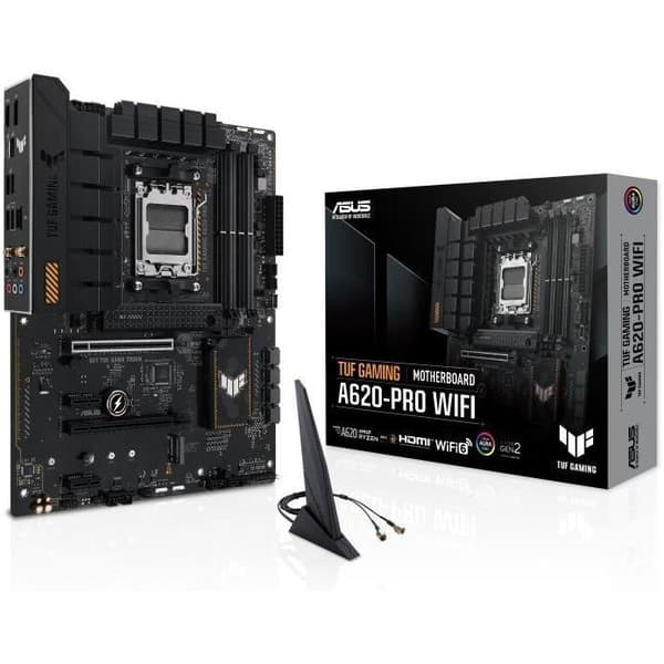 ASUS TUF GAMING A620-PRO WIFI AM5 ATX MB 90MB1FR0-M0EAY0
