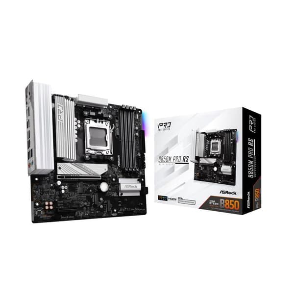 Moderkort - ASRock - AM5 B850M PRO RS - 256 GB RAM - 4 platser - PCI Express 4.0