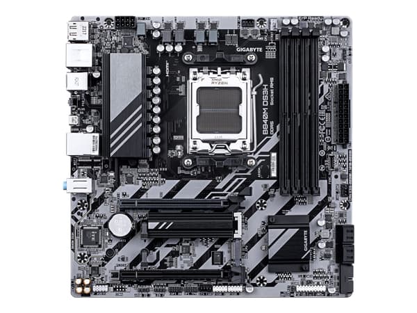 Gigabyte B840M DS3H - Hovedkort - micro ATX - Socket AM5 - AMD B840 Chipset - USB-C 3.2 Gen 1, USB 3.2 Gen 1 - 2.5 Gigabit LAN - innbygd grafikk (CPU