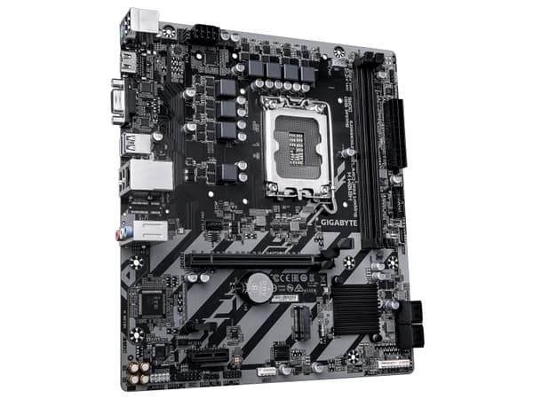 Gigabyte H810M H - Hovedkort - micro ATX - LGA1851-sokkel - H810 Chipset - USB-C 3.2 Gen 1, USB 3.2 Gen 1 - Gigabit LAN - innbygd grafikk (CPU kreves