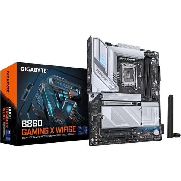 Moderkort - Gigabyte - B860 GAMING X WIFI6E - WiFi 6E - DDR5 SDRAM - Förbättrad prestanda