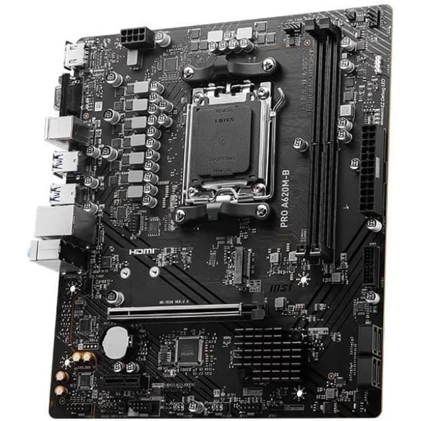 Moderkort - MSI - PRO A620M-B - Sockel AM5 - Micro ATX - 64 GB DDR4 SDRAM