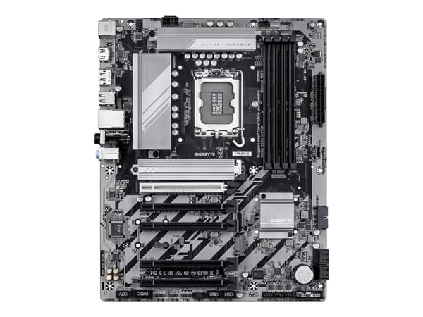 Gigabyte B860 DS3H WIFI6E - Moderkort - ATX - LGA1851-uttag - B860 Chipuppsättning - USB-C 3.2 Gen 2x2, USB 3.2 Gen 2, USB-C 3.2 Gen 1, USB 3.2 Gen 1
