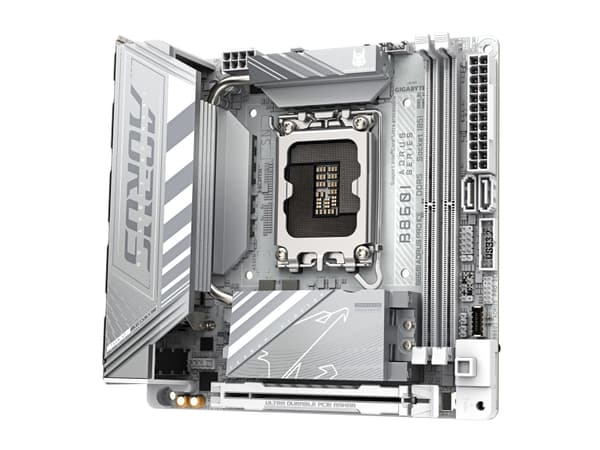 AORUS B860I PRO ICE - Hovedkort - mini-ITX - LGA1851-sokkel - B860 Chipset - USB4, USB-C 3.2 Gen2, USB 3.2 Gen 1, USB 3.2 Gen 2 - Bluetooth, 2.5 Giga