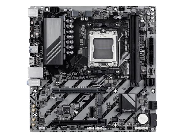 Gigabyte B840M D2H - Hovedkort - micro ATX - Socket AM5 - AMD B840 Chipset - USB 3.2 Gen 1 - 2.5 Gigabit LAN - innbygd grafikk (CPU kreves) - HD-lyd
