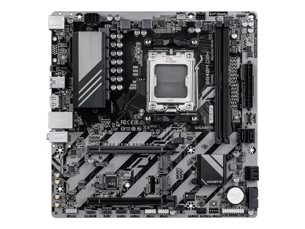 Gigabyte B840M D2H - Hovedkort - micro ATX - Socket AM5 - AMD B840 Chipset - USB 3.2 Gen 1 - 2.5 Gigabit LAN - innbygd grafikk (CPU kreves) - HD-lyd