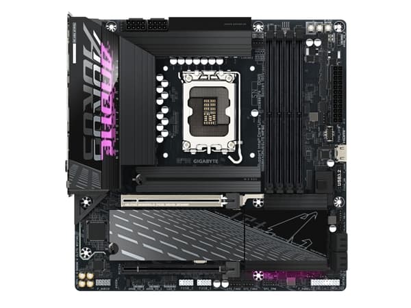 AORUS B860M ELITE WIFI6E - Hovedkort - micro ATX - LGA1851-sokkel - AMD B850 Chipset - USB-C 3.2 Gen 1, USB 3.2 Gen 2, USB 3.2 Gen 1, USB4 - Bluetoot