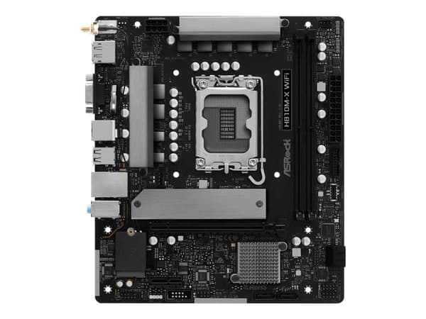 ASRock H810M-X WIFI - Hovedkort - micro ATX - LGA1851-sokkel - H810 Chipset - USB-C 3.2 Gen 1, USB 3.2 Gen 1 - 2.5 Gigabit LAN, Wi-Fi, Bluetooth - in
