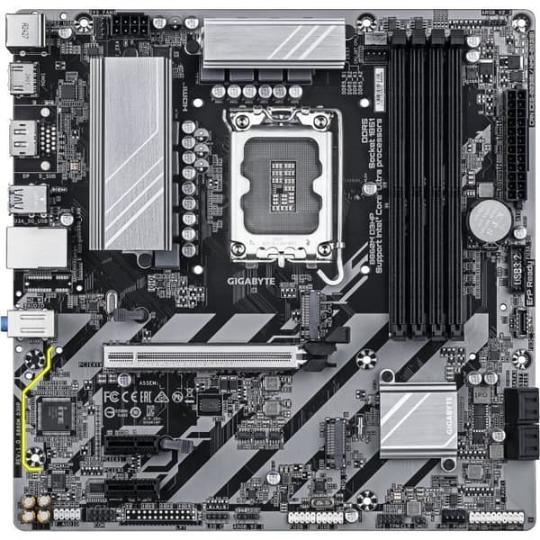 Moderkort - Gigabyte - B860M D3HP - Socket LGA1200 - DDR5 SDRAM - 1 processor max