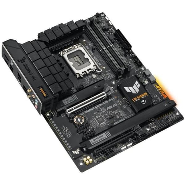 Moderkort - ASUS - TUF GAMING B760-PLUS WIFI - Wi-Fi 6E - Sockel LGA1700 - DDR5 SDRAM