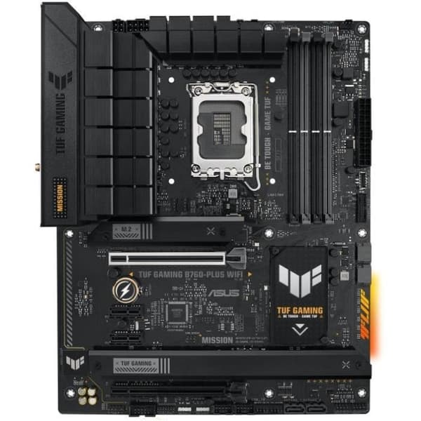 Moderkort - ASUS - TUF GAMING B760-PLUS WIFI - Wi-Fi 6E - Sockel LGA1700 - DDR5 SDRAM