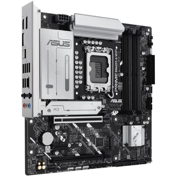 Moderkort - ASUS - PRIME B860M-A WIFI - Sockel LGA1200 - Inbyggt Wi-Fi - Max 64 GB RAM