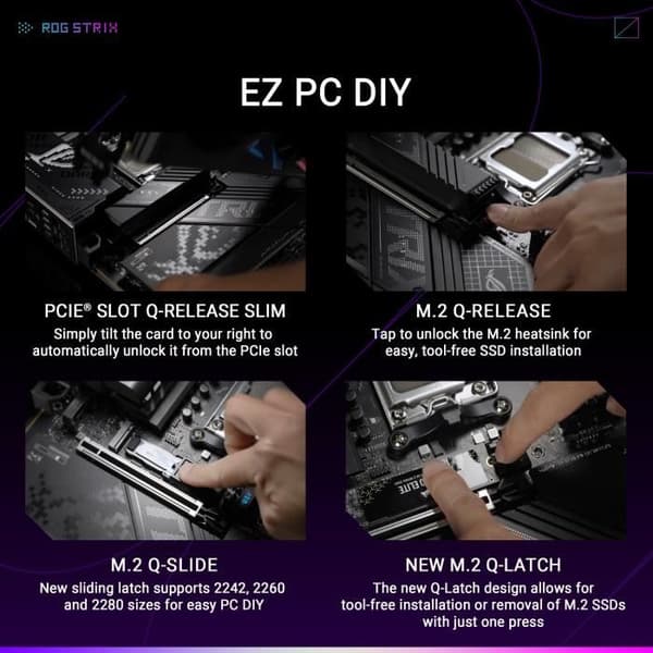 Moderkort - ASUS - STRIX X870-F GAMING WIFI