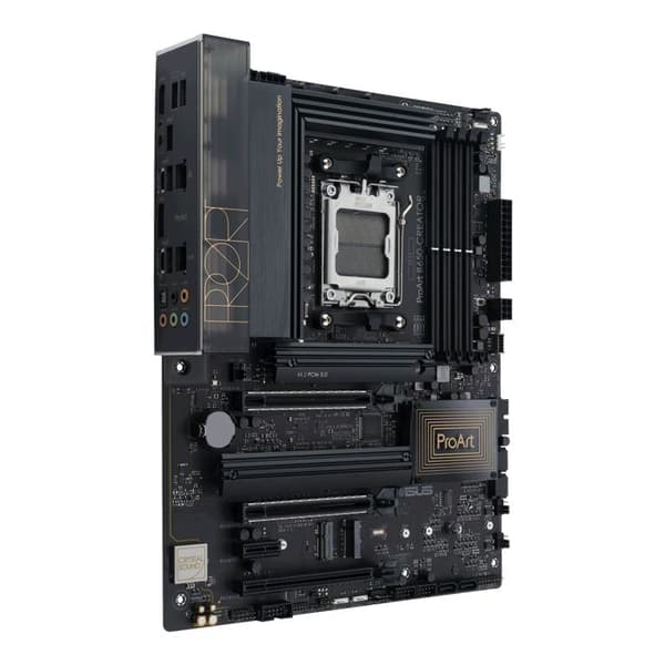 Asus PROART B650-CREATOR - AMD - Buchse AM5 - AMD Ryzen 3 - AMD Ryzen 7 - AMD Ryzen 9 7:e generationen - Buchse AM5 -