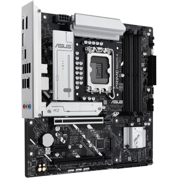 Moderkort - ASUS - PRIME B860M-A-CSM - Socket LGA1200 - Max 1 processor - Intel Core Ultra