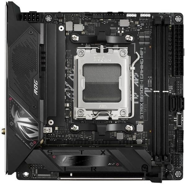 Moderkort - ASUS - ROG STRIX B650E-I GAMING WIFI - AMD B650 - Mini ITX - DDR5 SDRAM