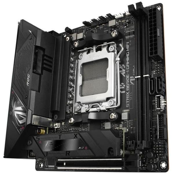 Moderkort - ASUS - ROG STRIX B650E-I GAMING WIFI - AMD B650 - Mini ITX - DDR5 SDRAM
