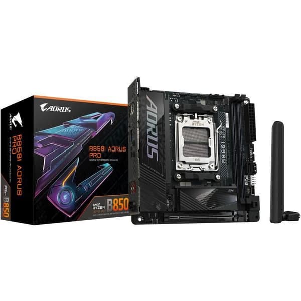 Moderkort - GIGABYTE - B850I AORUS PRO - Mini ITX - Socket LGA1200 - DDR4 SDRAM