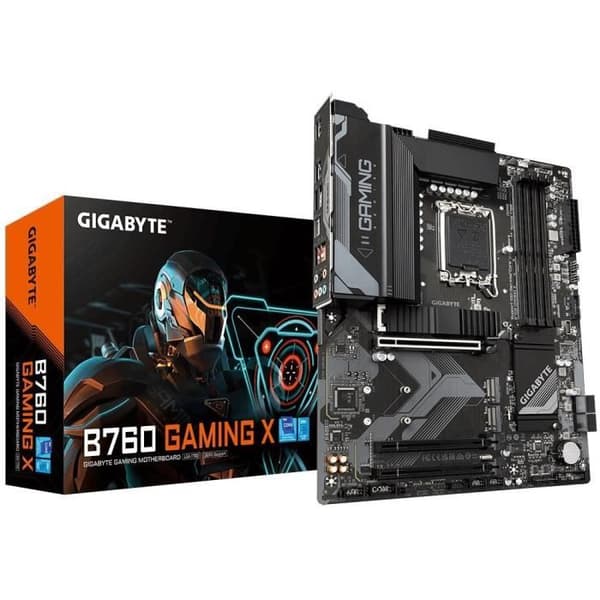 Moderkort - Gigabyte - B760 GAMING X - ATX - DDR4 SDRAM - Sockel LGA1700
