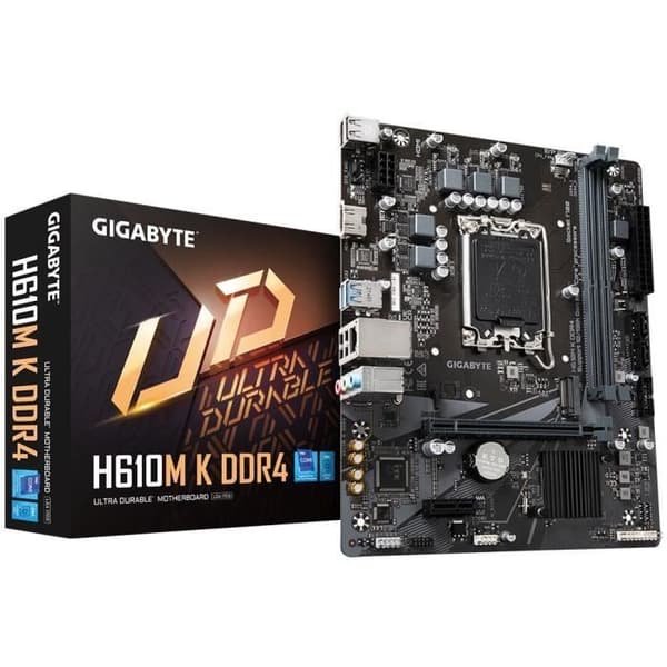 Moderkort - GIGABYTE - H610M K DDR4