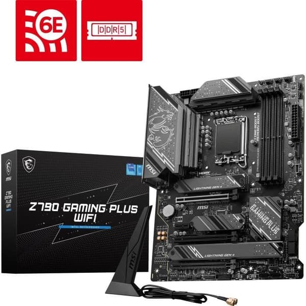 MSI - Moderkort - Z790 GAMING PLUS WIFI DDR5