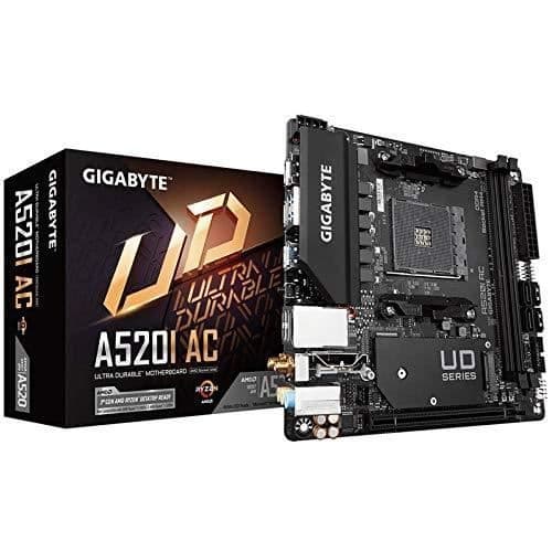 GIGABYTE A520I AC MODERKORTSLOT AM4 MINI ITX AMD A520