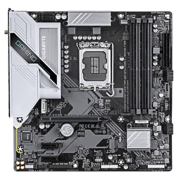 Moderkort - GIGABYTE - B760M Gaming Plus - WiFi 6 - DDR4 - 2 x PCIe 4.0 M.2