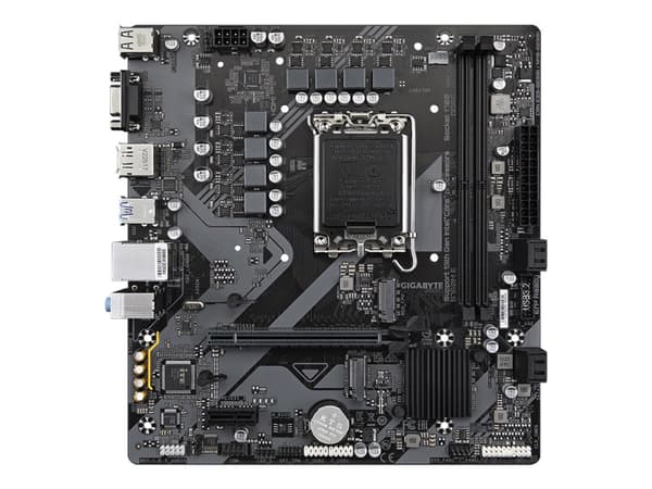 Gigabyte B760M E - 1.0 - hovedkort - micro ATX - LGA1700-sokkel - B760 Chipset - USB 3.2 Gen 1 - Gigabit LAN - innbygd grafikk (CPU kreves) - HD-lyd