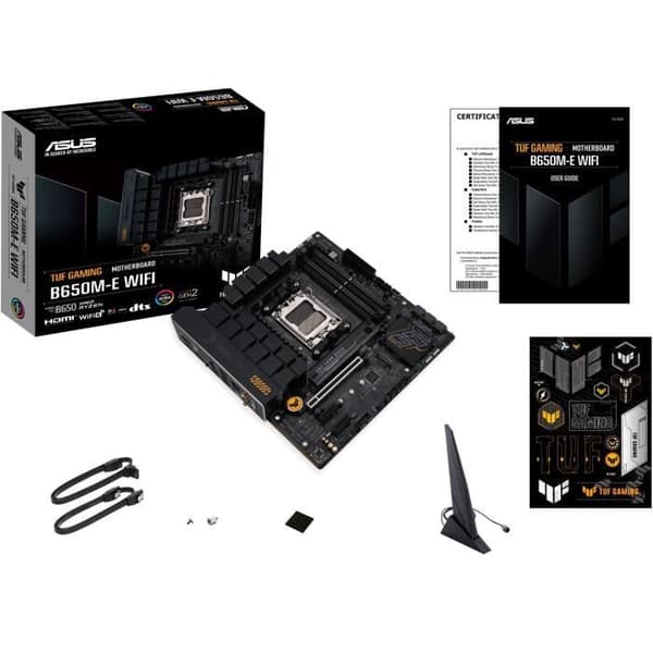 Moderkort - ASUS - TUF GAMING B650M-E WIFI - AM5 - DDR5 - Micro ATX