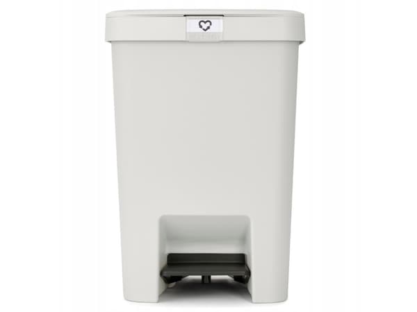 BRABANTIA StepUp pedalbøtte 25 l Lys grå 800207