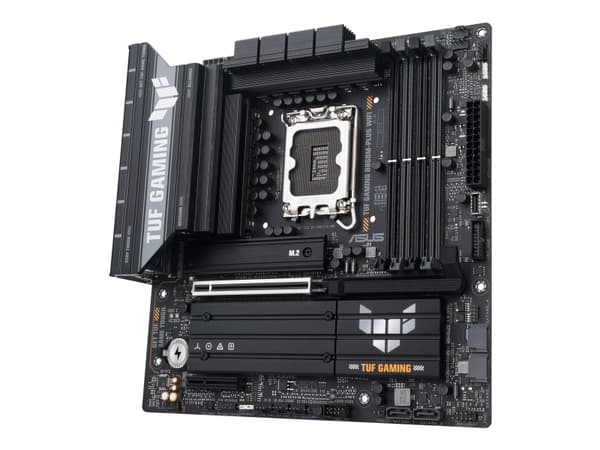 ASUS TUF GAMING B860M-PLUS WIFI, Intel, LGA 1851 (Socket V1), Intel Core Ultra (Series 2), LGA 1851, DDR5-SDRAM, 256 GB