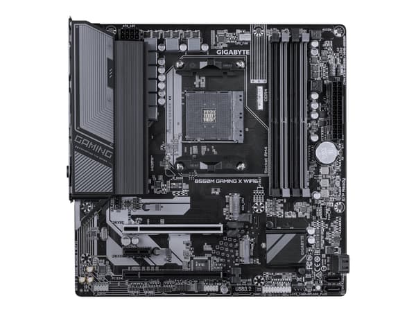 Gigabyte B550M GAMING X WIFI6 - Hovedkort - micro ATX - Socket AM4 - AMD B550 Chipset - USB 3.2 Gen 1 - Gigabit LAN, Wi-Fi 6, Bluetooth - innbygd gra
