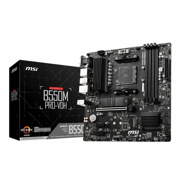 Moderkort - MSI - B550M PRO-VDH - Sockel AM4 - AMD B550 - 4 x DDR4