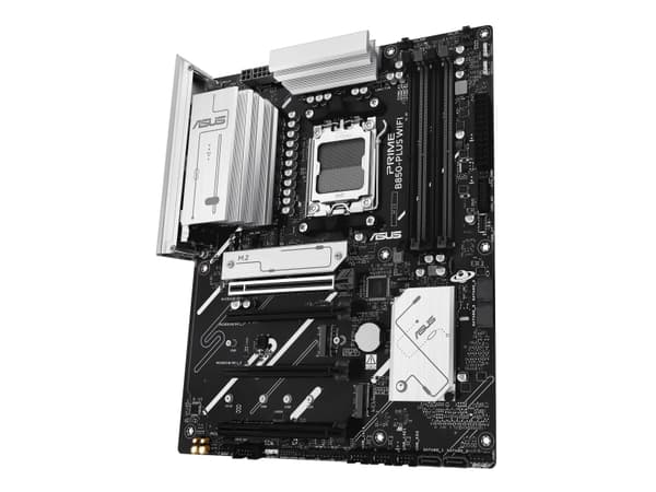 ASUS PRIME B850-PLUS WIFI, AMD, Sokkel AM5, AMD Ryzen 7000-serien, AMD Ryzen 8000-serien, AMD Ryzen 9000-serien, DDR5-SDRAM, 256 GB, DIMM