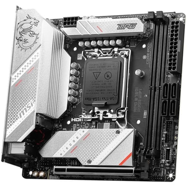 Moderkort - MSI - MPG B760I Edge Wifi - LGA 1700 - DDR5 upp till 7200+ MHz - Integrerat wifi