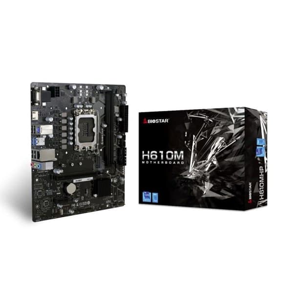 Moderkort - BIOSTAR - H610MHP - Socket LGA1200 - DDR4 SDRAM - Micro ATX