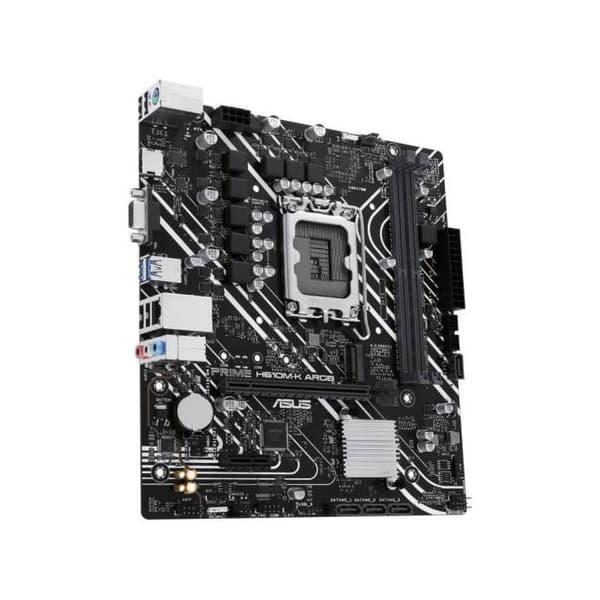 Moderkort - ASUS - PRIME H610M-K ARGB - Sockel LGA1200 - Micro ATX - DDR4 SDRAM
