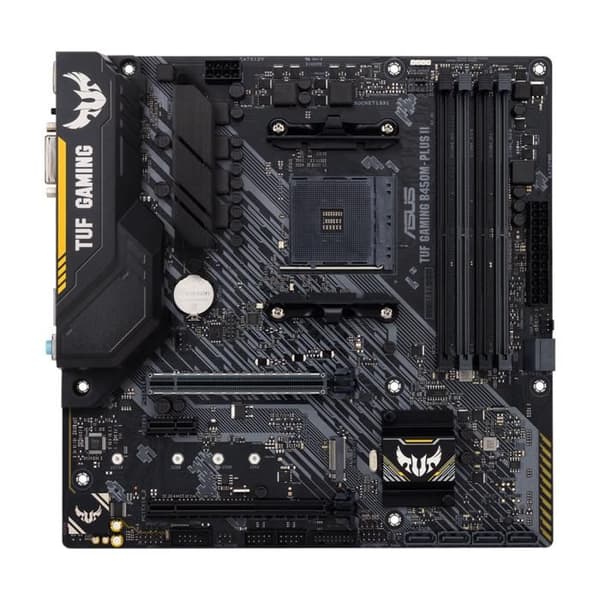 Moderkort - ASUS - TUF GAMING B450M-PLUS II - AMD B450 - Sockel AM4 - DDR4 SDRAM