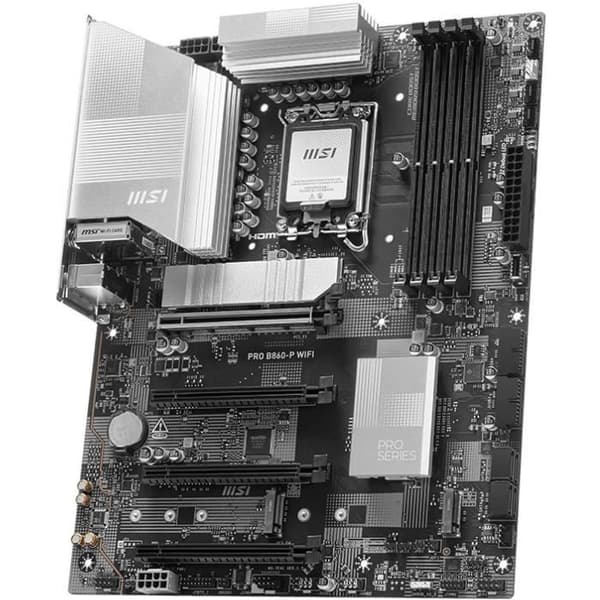 Moderkort - MSI - PRO B860-P WIFI - LGA 1851 - DDR5-SDRAM - Wi-Fi 7 - ATX