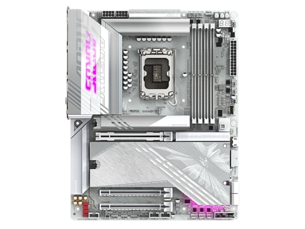 AORUS Z890 ELITE X ICE - Hovedkort - ATX - LGA1851-sokkel - Z890 Chipset - USB4, USB-C 3.2 Gen 2x2, USB 3.2 Gen 2, USB 3.2 Gen 1 - 2.5 Gigabit LAN, B