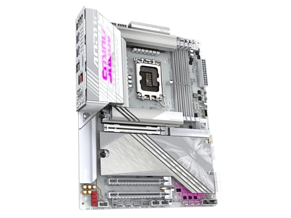 AORUS Z890 ELITE X ICE - Hovedkort - ATX - LGA1851-sokkel - Z890 Chipset - USB4, USB-C 3.2 Gen 2x2, USB 3.2 Gen 2, USB 3.2 Gen 1 - 2.5 Gigabit LAN, B