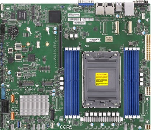 Supermicro MBD-X12SPO-NTF-B, Intel, LGA 4189, Intel® Xeon®, DDR4-SDRAM-muisti, 2 TB, DIMM-muisti